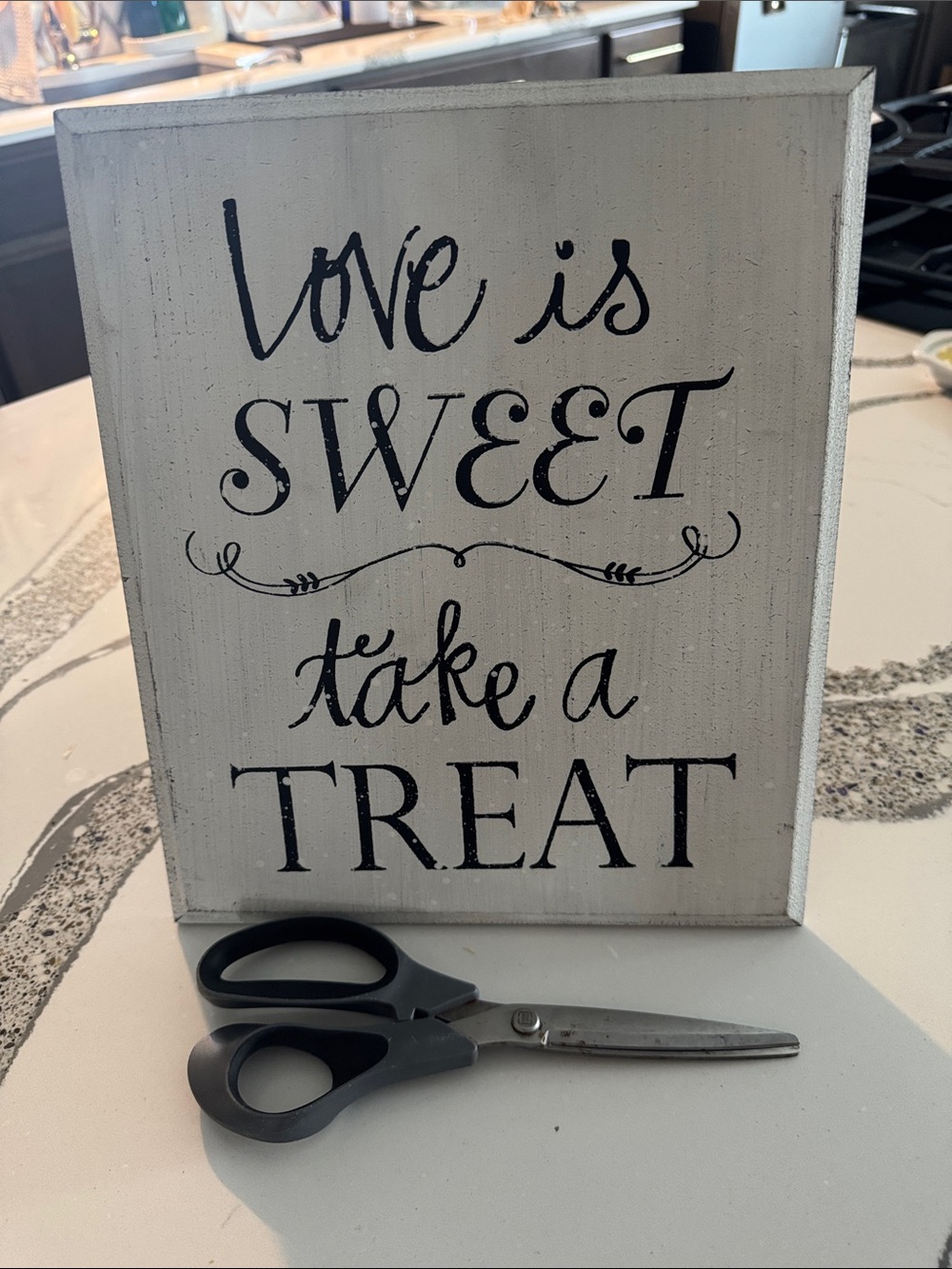Love Is Sweet Take a Treat Sign